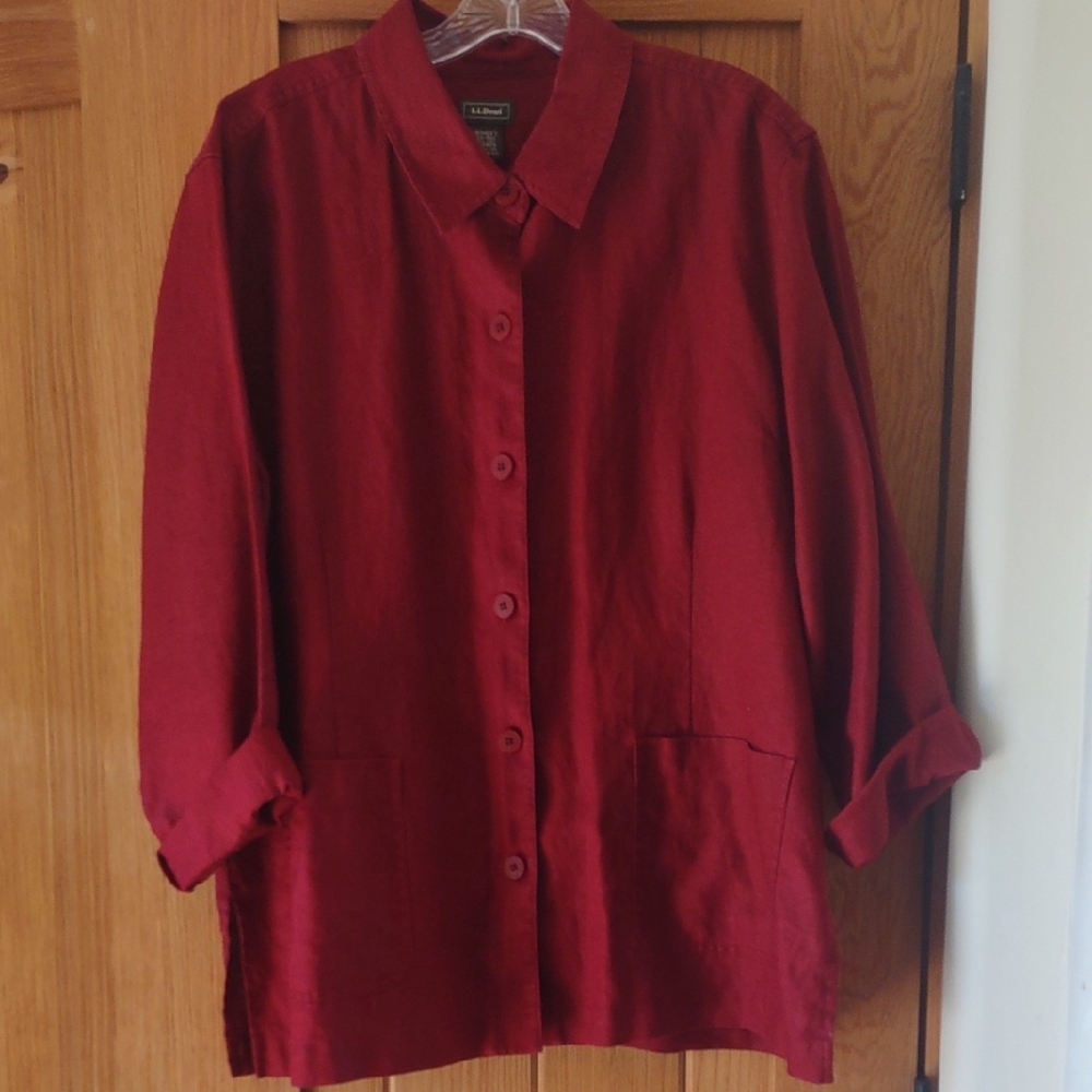 LL Bean Linen Jacket